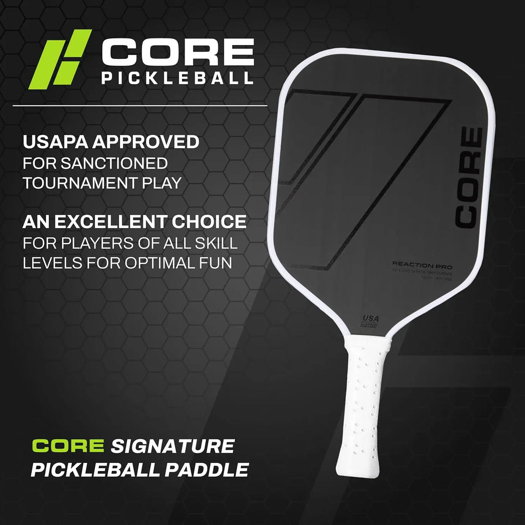 Cushioned Grip & Superior Spin Carbon Fiber Paddle